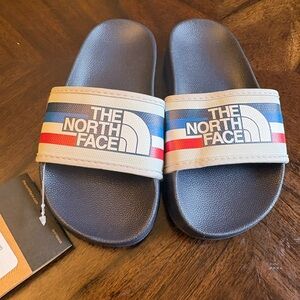 THE NORTH FACE Youth Base Camp Slide III, TNF Navy/Tin Grey, 11 kids New